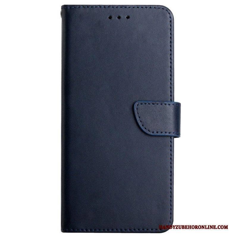 Flip Case Für Samsung Galaxy A13 Echtes Nappaleder