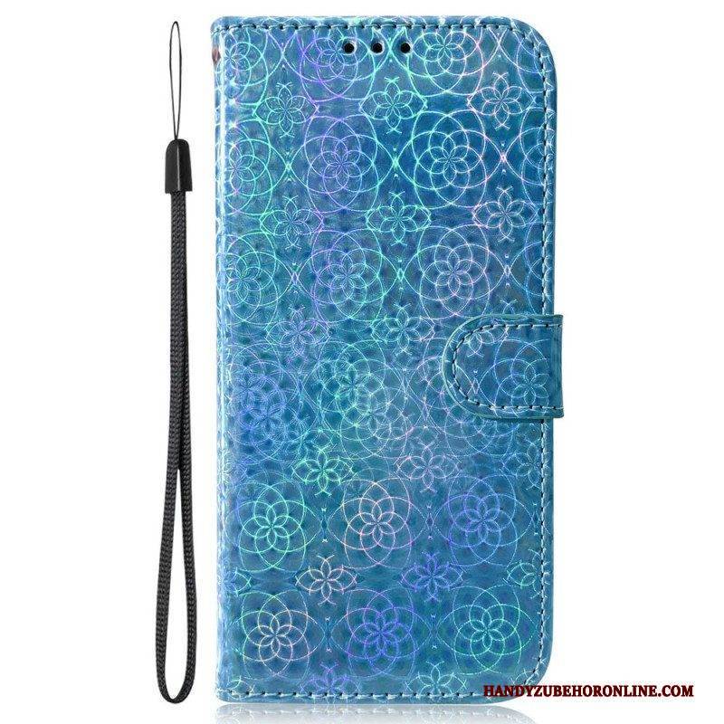 Flip Case Für Samsung Galaxy A14 / A14 5G Disco-stil