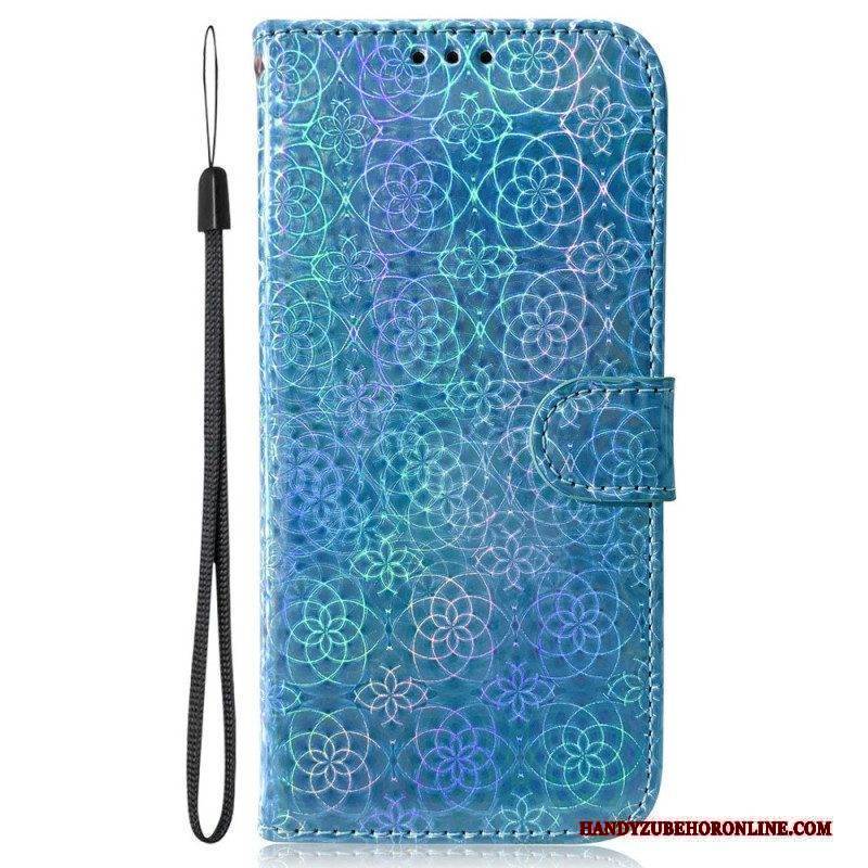 Flip Case Für Samsung Galaxy A14 / A14 5G Disco-stil