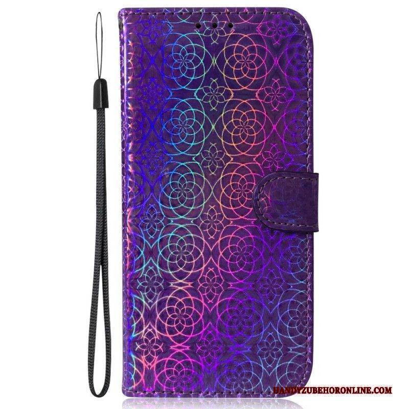 Flip Case Für Samsung Galaxy A14 / A14 5G Disco-stil