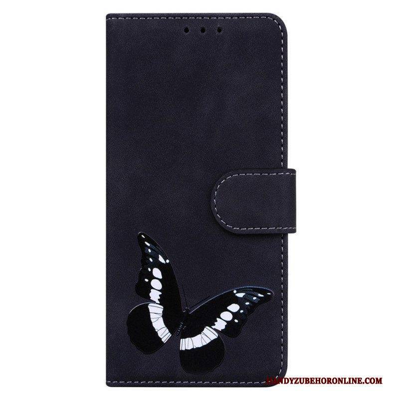 Flip Case Für Samsung Galaxy A14 / A14 5G Schmetterlingsdesign