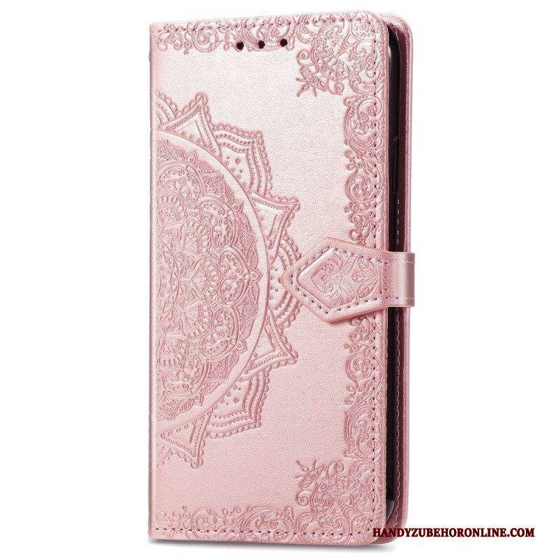 Flip Case Für Samsung Galaxy A14 / A14 5G Vintage-mandala