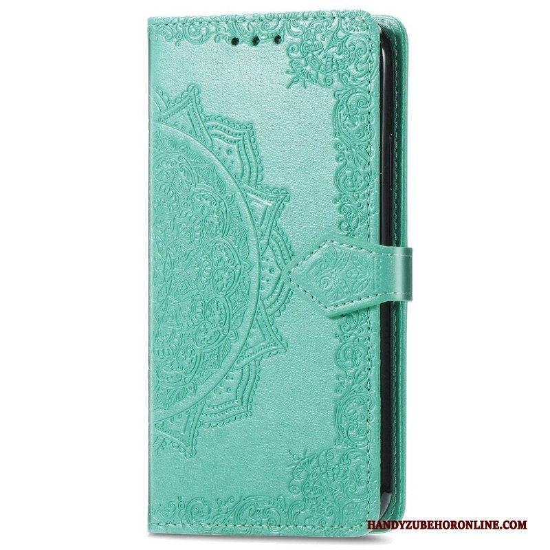 Flip Case Für Samsung Galaxy A14 / A14 5G Vintage-mandala