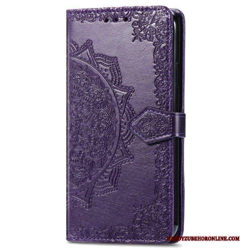 Flip Case Für Samsung Galaxy A14 / A14 5G Vintage-mandala