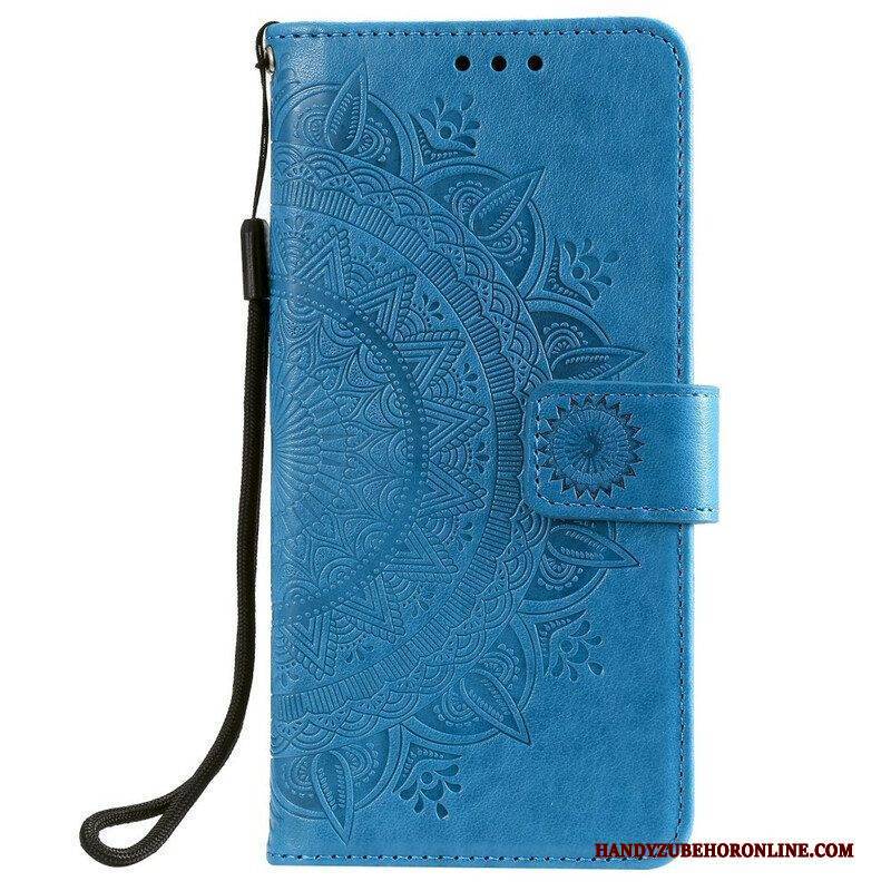 Flip Case Für Samsung Galaxy A42 5G Sonnenmandala