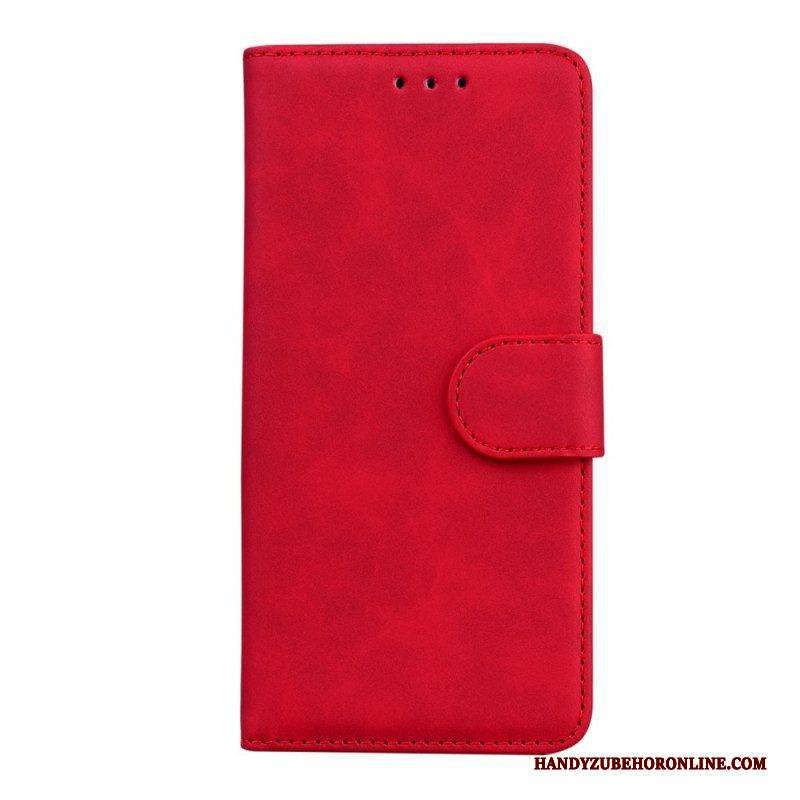 Flip Case Für Samsung Galaxy A53 5G Einfarbiges Design