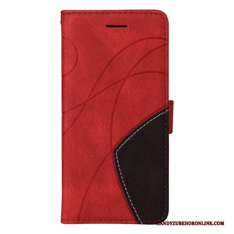 Flip Case Für Samsung Galaxy A53 5G Zweifarbig