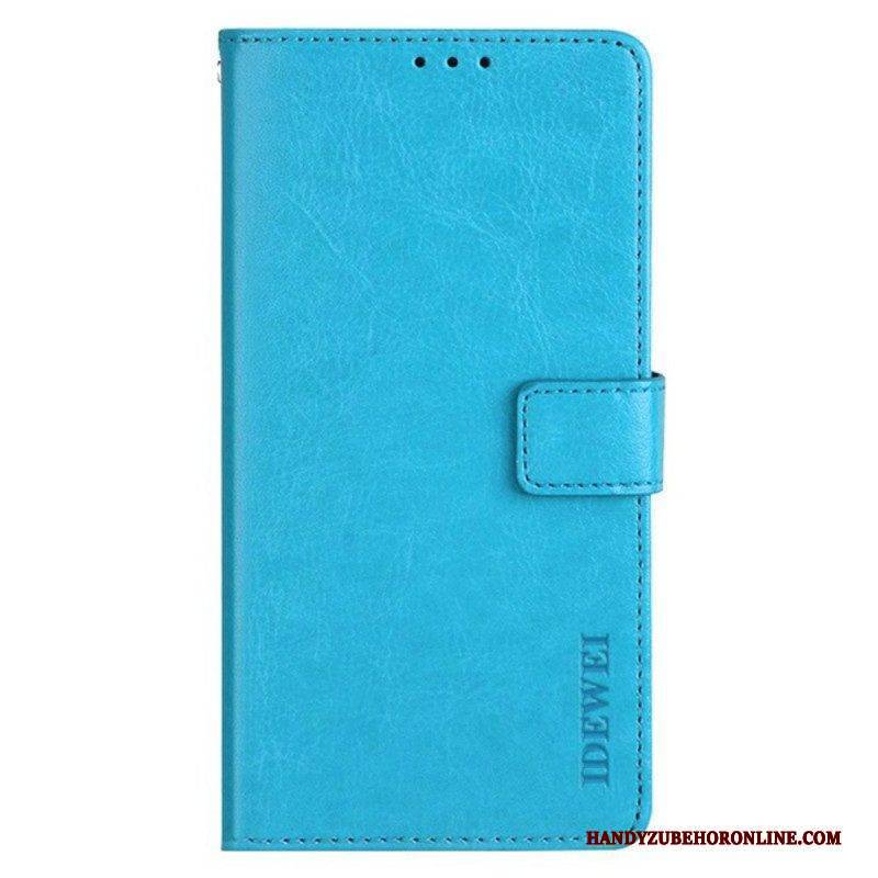 Flip Case Für Samsung Galaxy A54 5G Idewei-lederstil