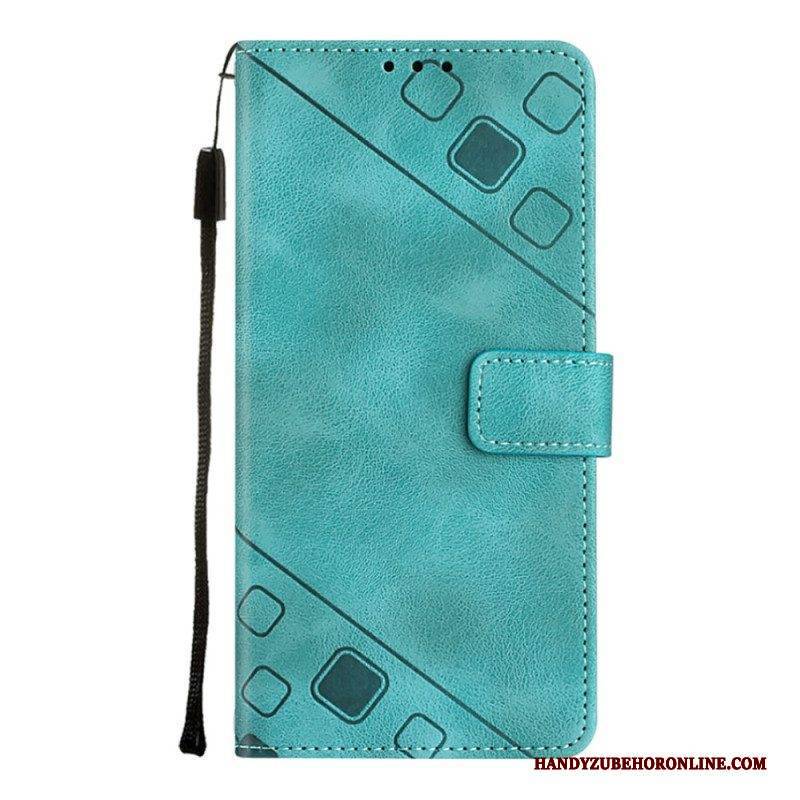 Flip Case Für Samsung Galaxy A54 5G Retro 70