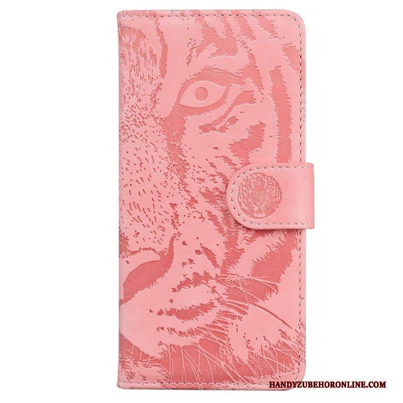 Flip Case Für Samsung Galaxy A54 5G Tiger