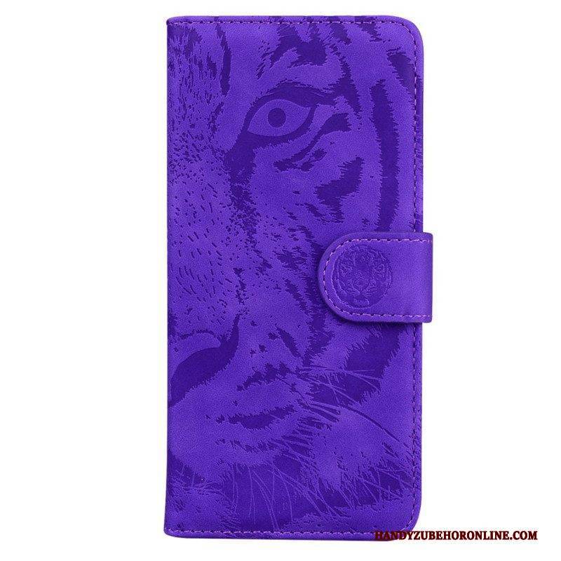 Flip Case Für Samsung Galaxy A54 5G Tiger