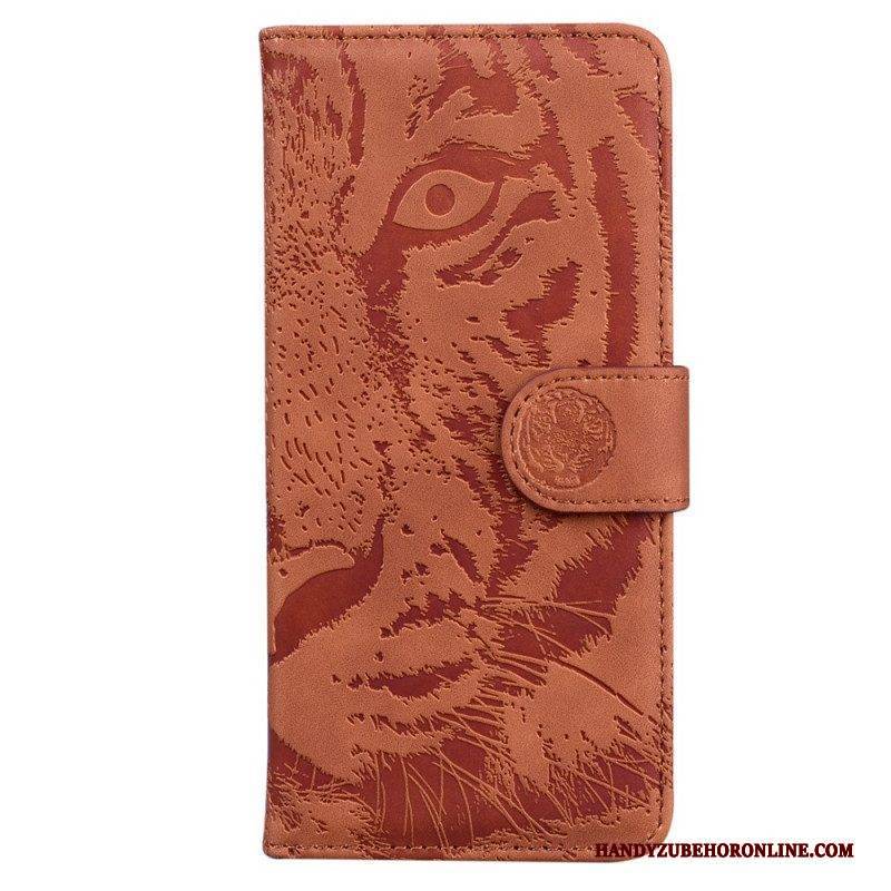 Flip Case Für Samsung Galaxy A54 5G Tiger