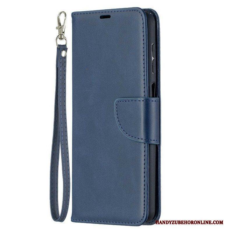 Flip Case Für Samsung Galaxy M12 / A12 Flip Case Glatte Klappe Schräg