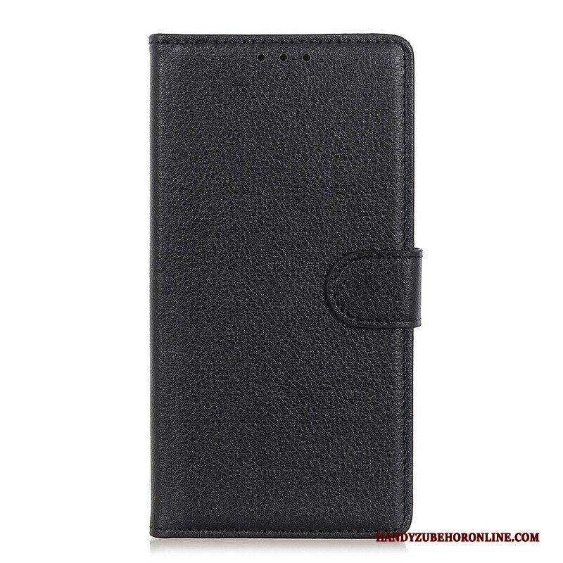 Flip Case Für Samsung Galaxy M12 / A12 Traditionell Litschi