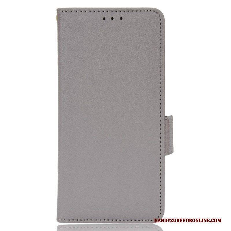 Flip Case Für Samsung Galaxy M13 Ultrafeines Lychee-kunstleder