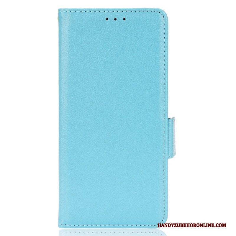 Flip Case Für Samsung Galaxy M13 Ultrafeines Lychee-kunstleder