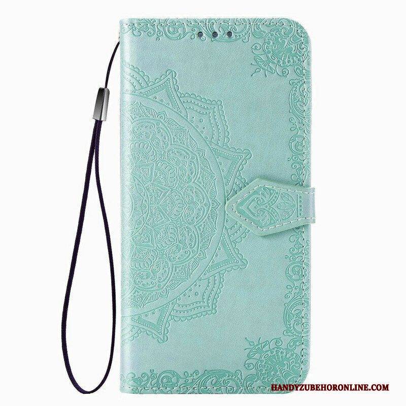 Flip Case Für Samsung Galaxy M21 Mandala-mittelalter