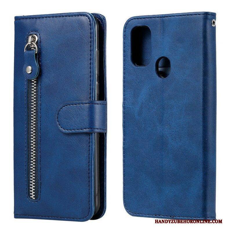 Flip Case Für Samsung Galaxy M21 Vintage Geldbörse