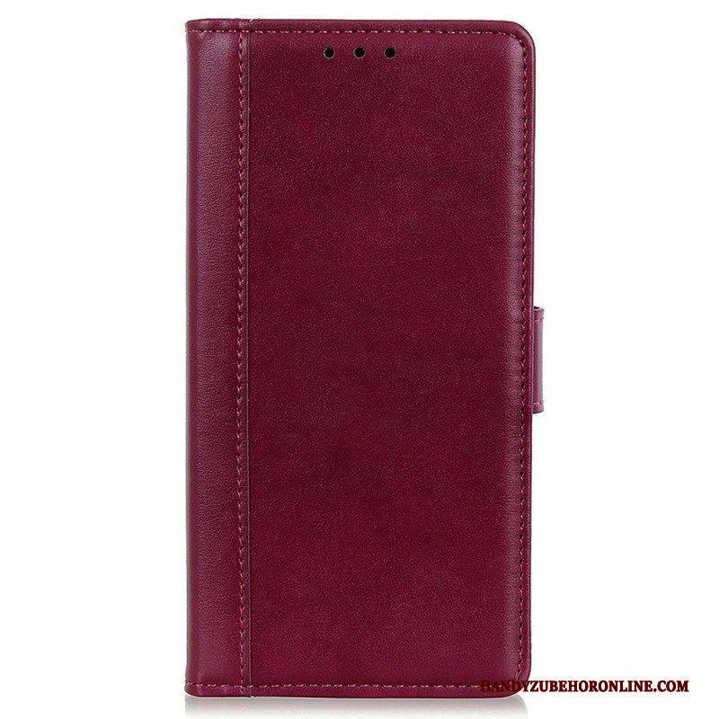 Flip Case Für Samsung Galaxy M23 5G Leder-styling