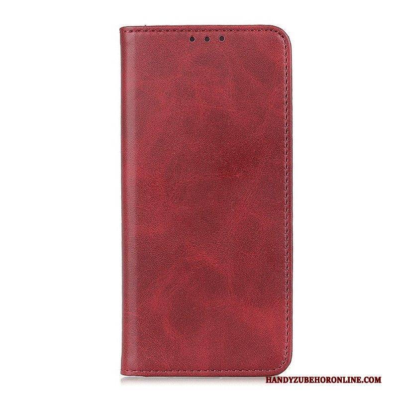 Flip Case Für Samsung Galaxy M23 5G Spaltleder