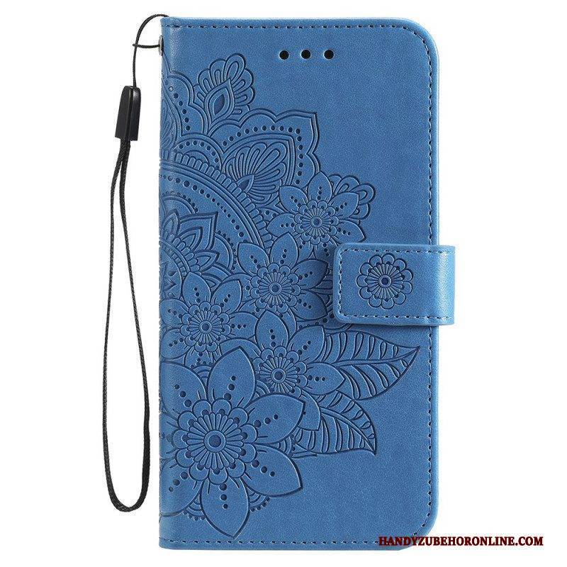 Flip Case Für Samsung Galaxy M32 Blumen-mandala