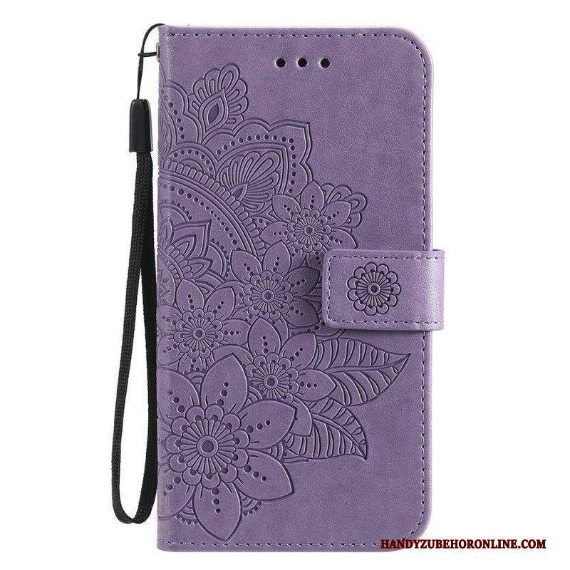 Flip Case Für Samsung Galaxy M32 Blumen-mandala