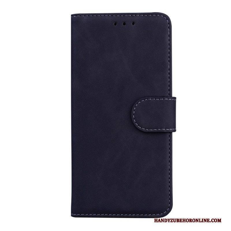 Flip Case Für Samsung Galaxy M32 Einfarbiges Design