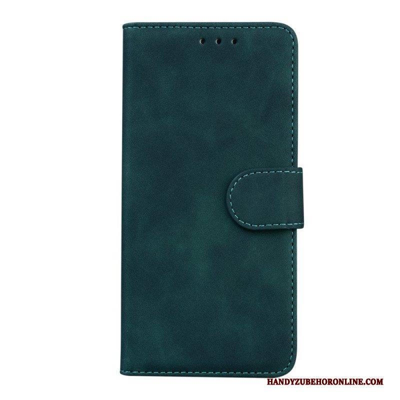 Flip Case Für Samsung Galaxy M32 Einfarbiges Design