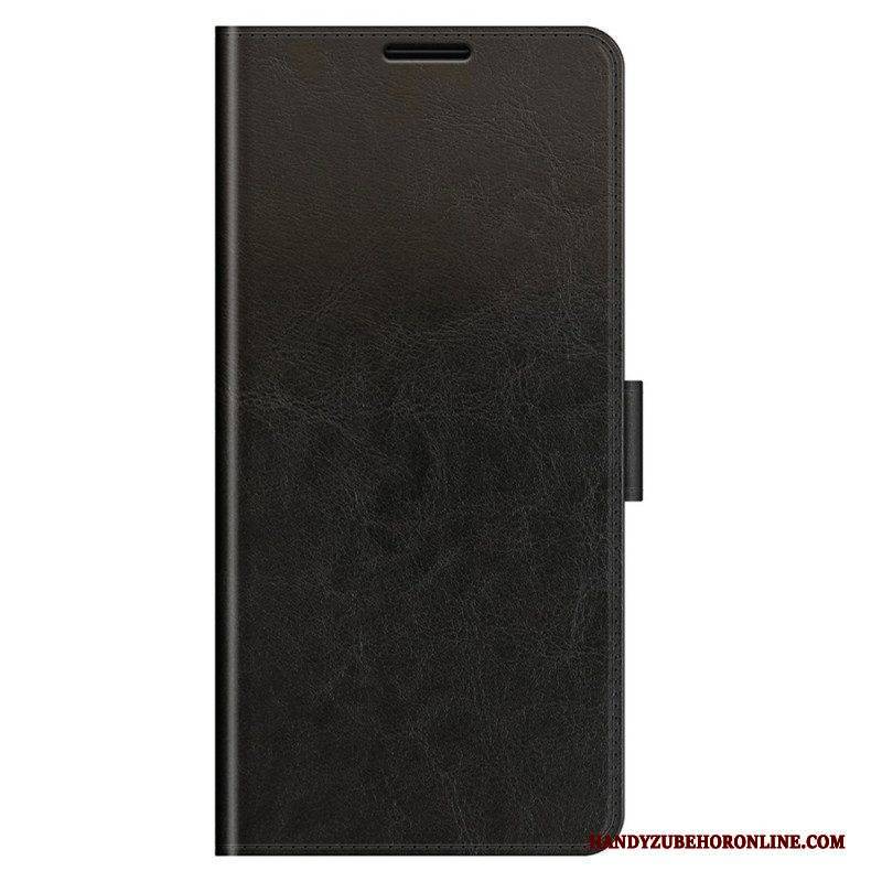 Flip Case Für Samsung Galaxy M32 Klassischer Ledereffekt