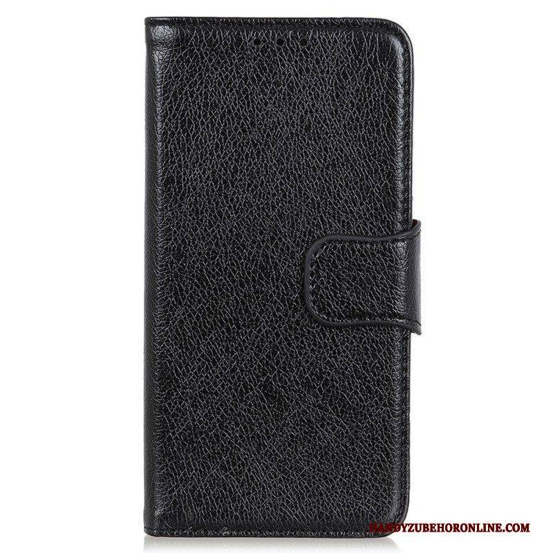 Flip Case Für Samsung Galaxy M33 5G Echtes Nappaleder