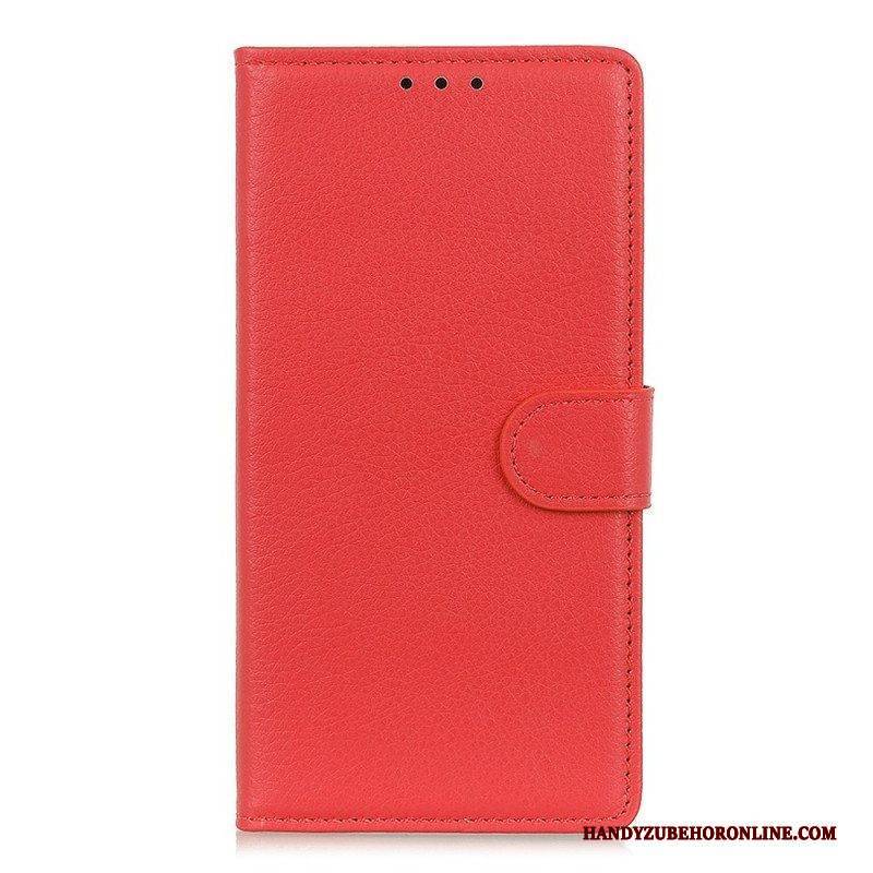 Flip Case Für Samsung Galaxy M33 5G Traditionelles Kunstleder