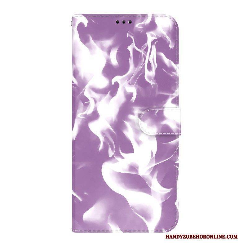 Flip Case Für Samsung Galaxy M52 5G Flammen