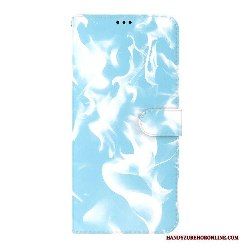 Flip Case Für Samsung Galaxy M52 5G Flammen