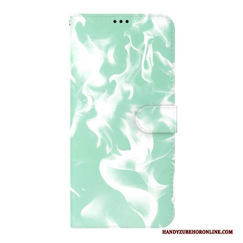 Flip Case Für Samsung Galaxy M52 5G Flammen