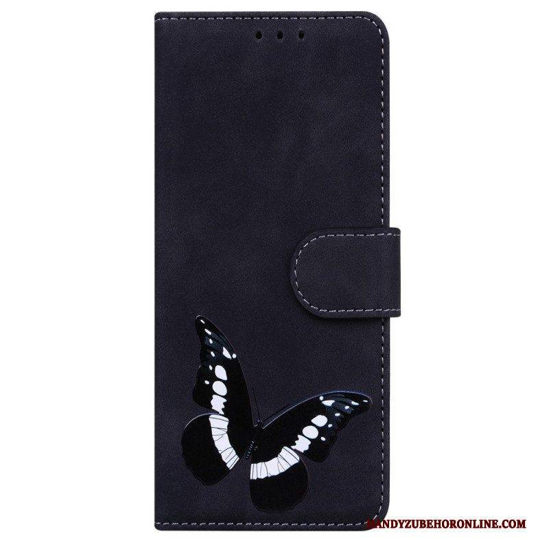 Flip Case Für Samsung Galaxy M53 5G Schmetterling