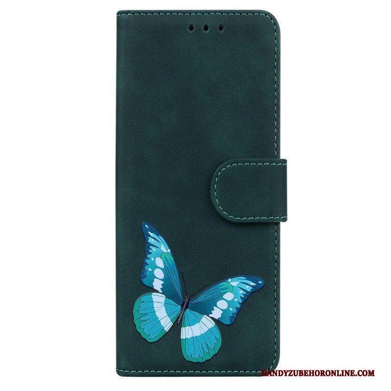 Flip Case Für Samsung Galaxy M53 5G Schmetterling