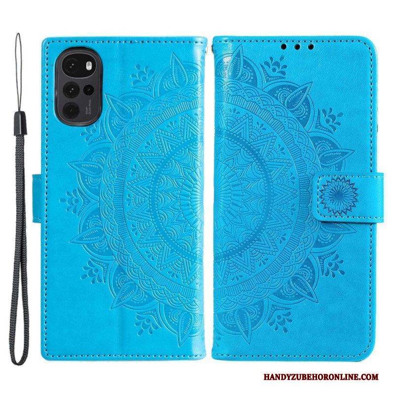 Flip Case Für Samsung Galaxy M53 5G Sonnenmandala