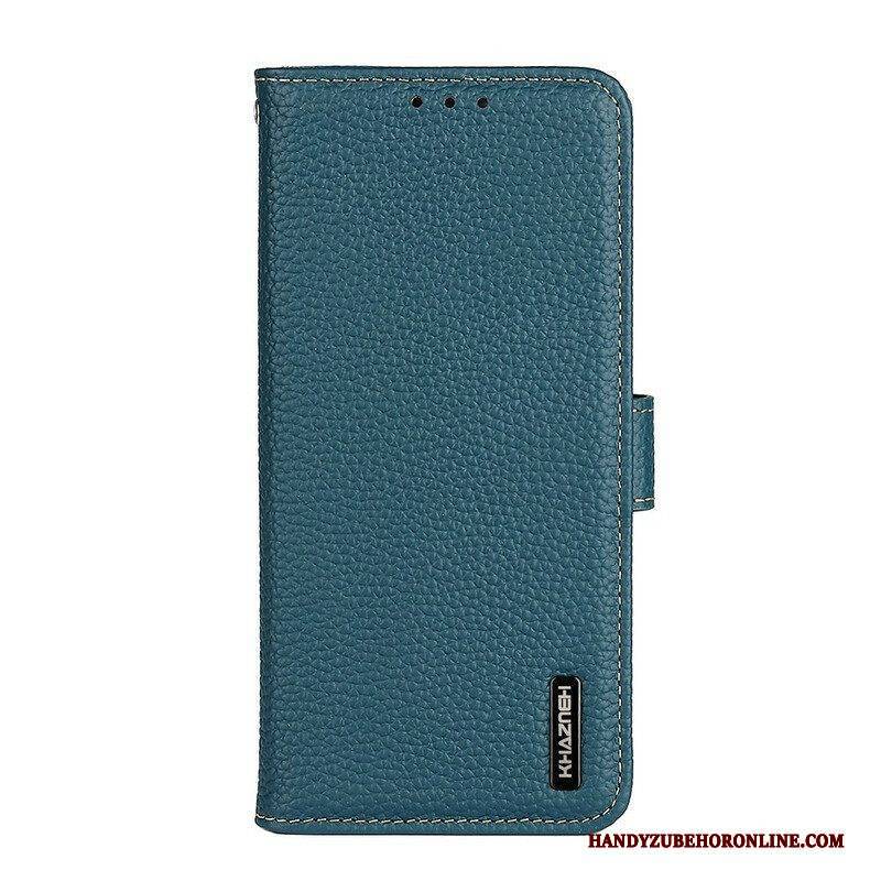 Flip Case Für Samsung Galaxy S20 FE Khazneh Litschi-leder