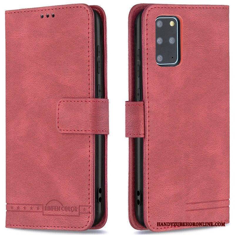 Flip Case Für Samsung Galaxy S20 Plus / S20 Plus 5G Rfid-binfen-farbe