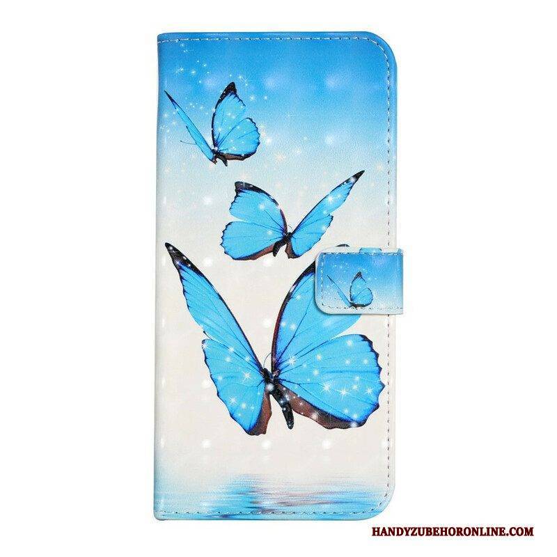 Flip Case Für Samsung Galaxy S21 FE Flug Der Schmetterlinge