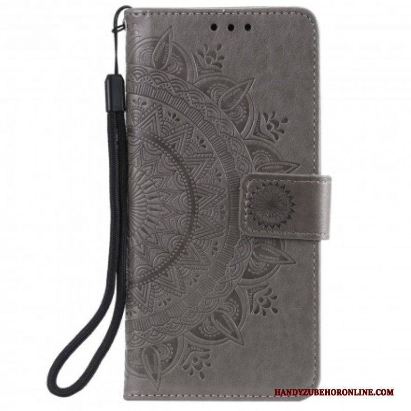 Flip Case Für Samsung Galaxy S21 Ultra 5G Sonnenmandala