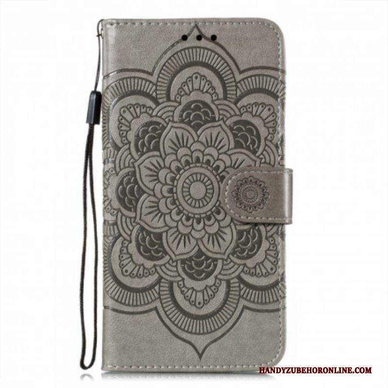 Flip Case Für Samsung Galaxy S21 Ultra 5G Vollständiges Mandala