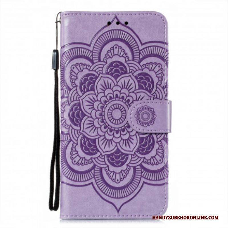 Flip Case Für Samsung Galaxy S21 Ultra 5G Vollständiges Mandala