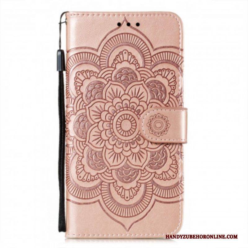 Flip Case Für Samsung Galaxy S21 Ultra 5G Vollständiges Mandala