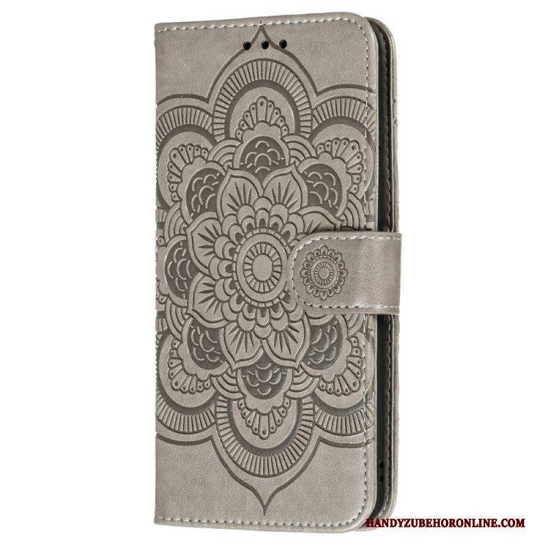 Flip Case Für Samsung Galaxy S22 Plus 5G Vollständiges Mandala