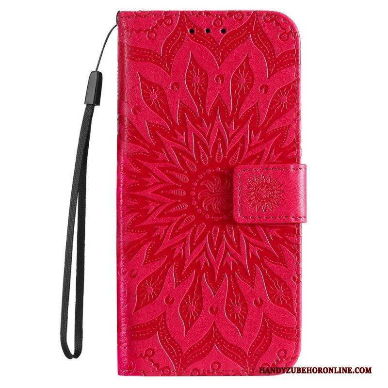 Flip Case Für Samsung Galaxy S22 Ultra 5G Sonnenblume