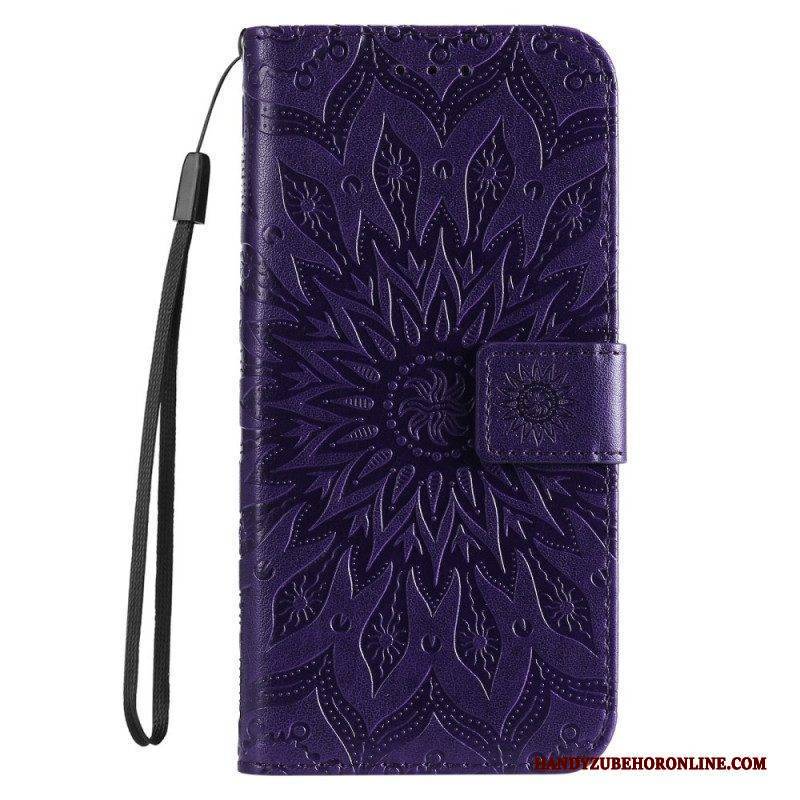 Flip Case Für Samsung Galaxy S22 Ultra 5G Sonnenblume