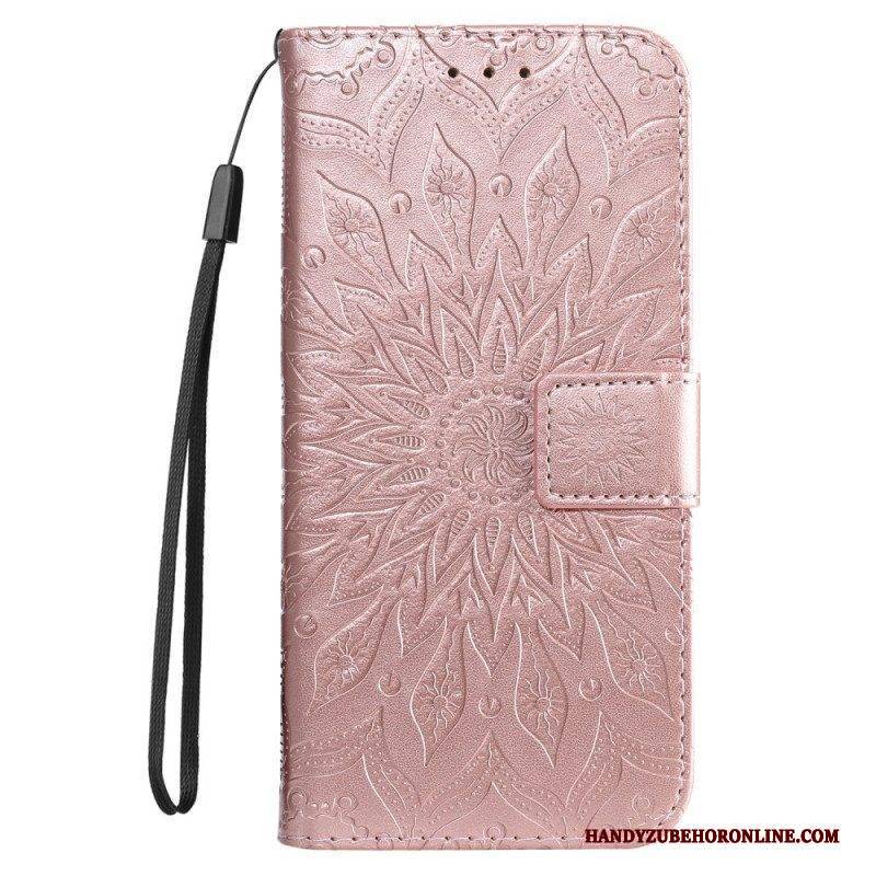 Flip Case Für Samsung Galaxy S22 Ultra 5G Sonnenblume