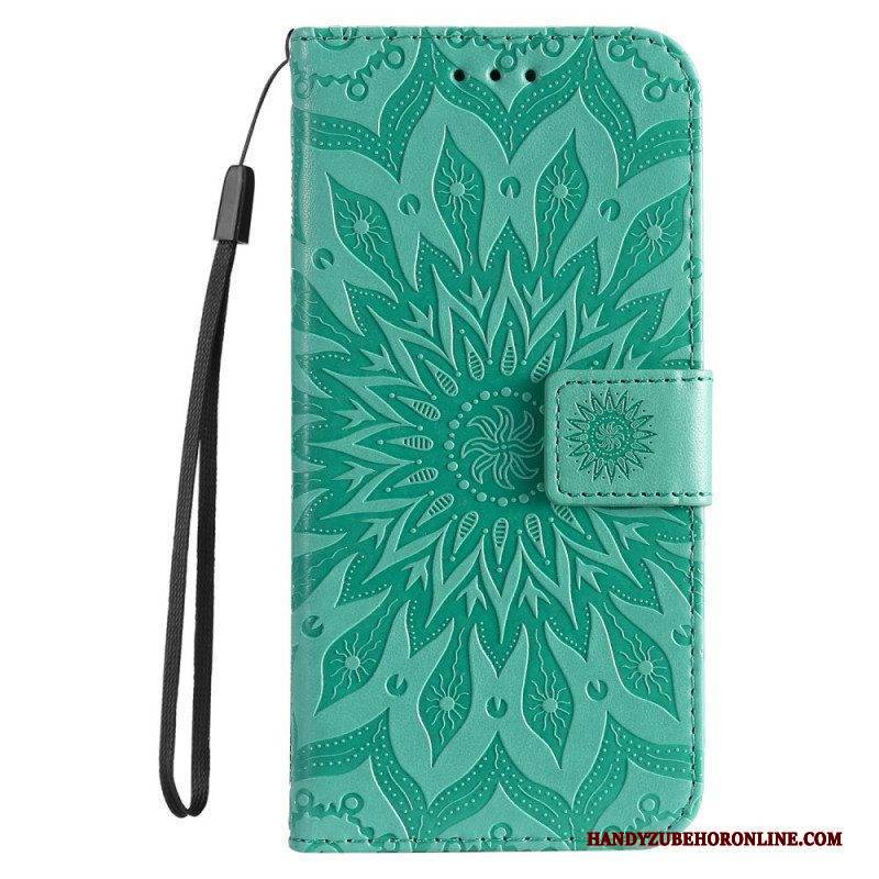 Flip Case Für Samsung Galaxy S22 Ultra 5G Sonnenblume