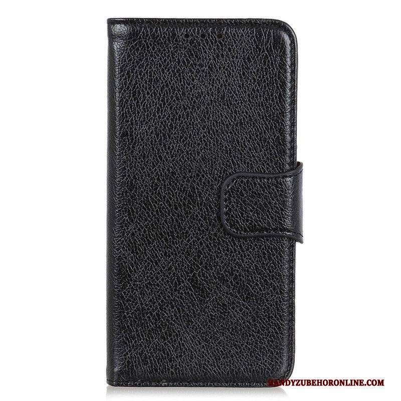 Flip Case Für Samsung Galaxy S23 5G Gespaltenes Nappaleder